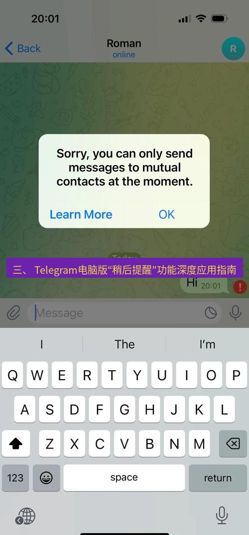 Telegram电脑版 三、 Telegram电脑版“稍后提醒”功能深度应用指南