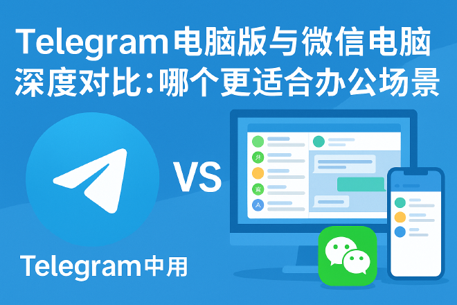 Telegram电脑版与微信电脑版对比