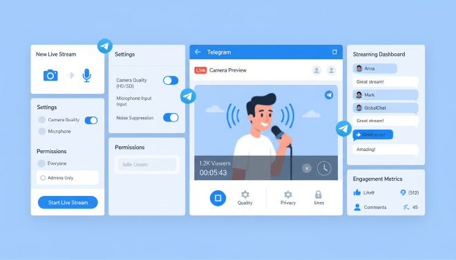 直播功能界面与创建流程