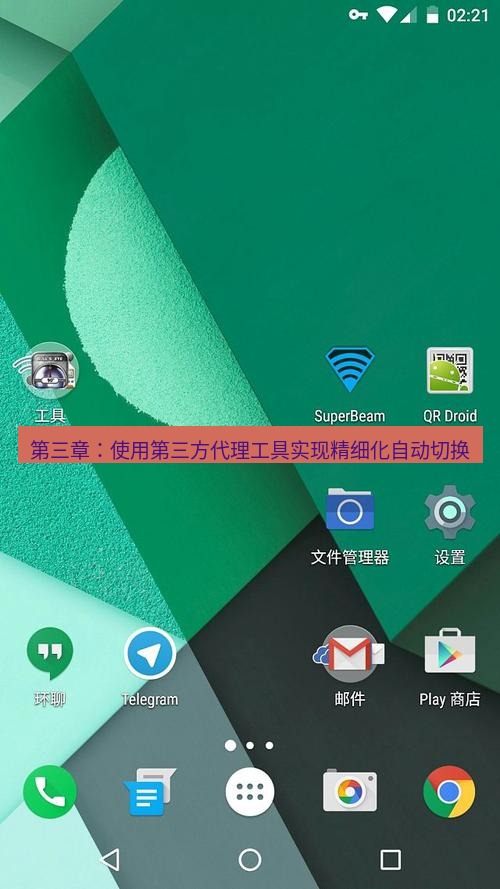 Telegram电脑版 第三章：使用第三方代理工具实现精细化自动切换