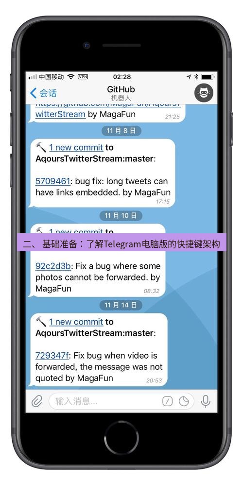 Telegram电脑版 二、 基础准备：了解Telegram电脑版的快捷键架构
