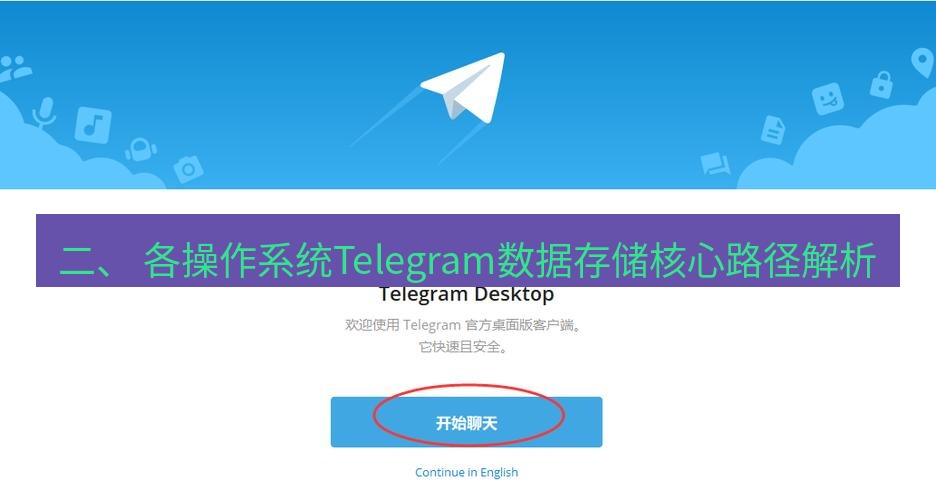 Telegram电脑版 二、 各操作系统Telegram数据存储核心路径解析
