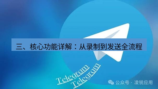 Telegram电脑版 三、核心功能详解：从录制到发送全流程