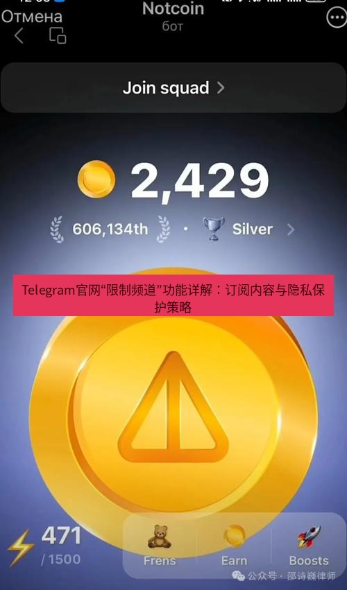 Telegram电脑版 Telegram官网“限制频道”功能详解：订阅内容与隐私保护策略