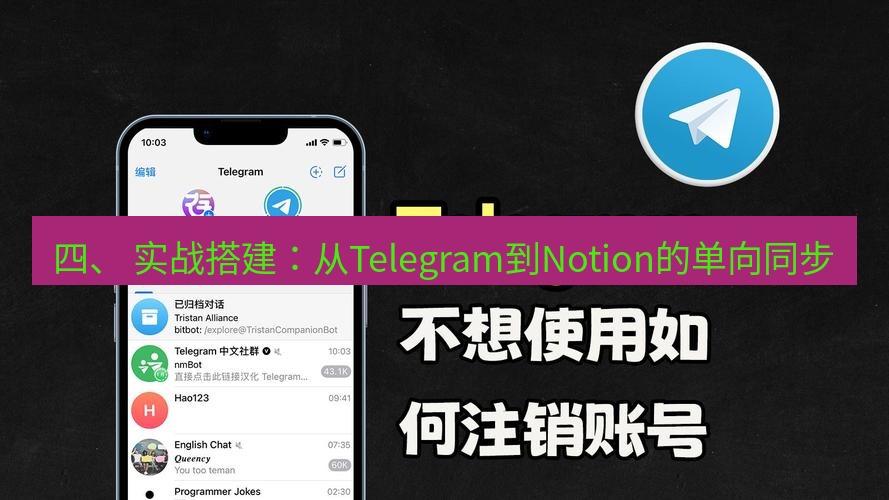 Telegram电脑版 四、 实战搭建：从Telegram到Notion的单向同步