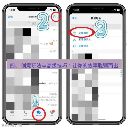 Telegram电脑版 四、 创意玩法与高级技巧：让你的故事脱颖而出